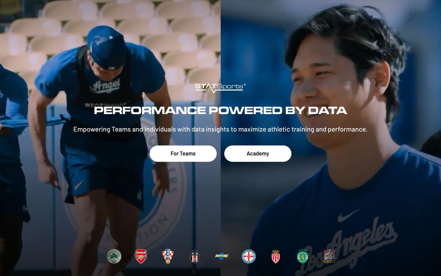 The STATSports homepage
